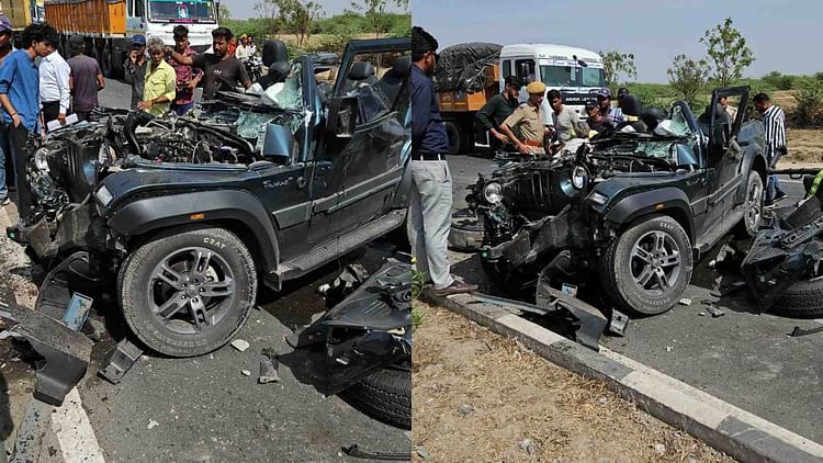 Pali News: डिवाइडर तोड़कर ट्रक से टकराई बेकाबू थार, दो व्यापारी गंभीर घायल, बालाजी मंदिर के पास हुआ हादसा