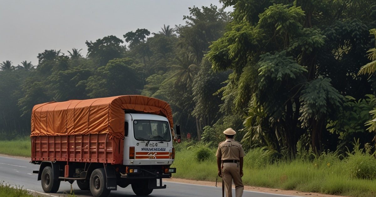 DL नंबर का जा रहा था ट्रक, पुलिस ने ड्राइवर को रोका, कहा- इसमें चावल है, फिर.. DL नंबर का जा रहा था ट्रक, पुलिस ने ड्राइवर को रोका, कहा- इसमें चावल है, फिर..