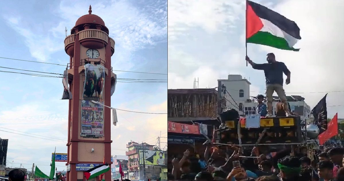 बिहार के बाद झारखंड में लहराया फिलिस्तीन का झंडा, VHP-बजरंग दल की ये मांग बिहार के बाद झारखंड में लहराया फिलिस्तीन का झंडा, VHP-बजरंग दल की ये मांग