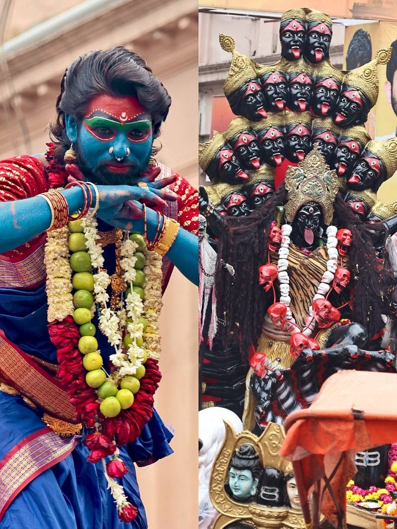 मालवा की बाणेश्वरी कावड़ यात्रा में दिखा ‘पुष्पा’ का अंदाज मालवा की बाणेश्वरी कावड़ यात्रा में दिखा ‘पुष्पा’ का अंदाज
