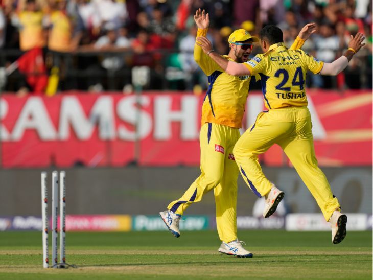 पंजाब का 9वां विकेट गिरा: शार्दूल ठाकुर ने राहुल चाहर को बोल्ड किया; चेन्नई ने 168 रन का टारगेट दिया